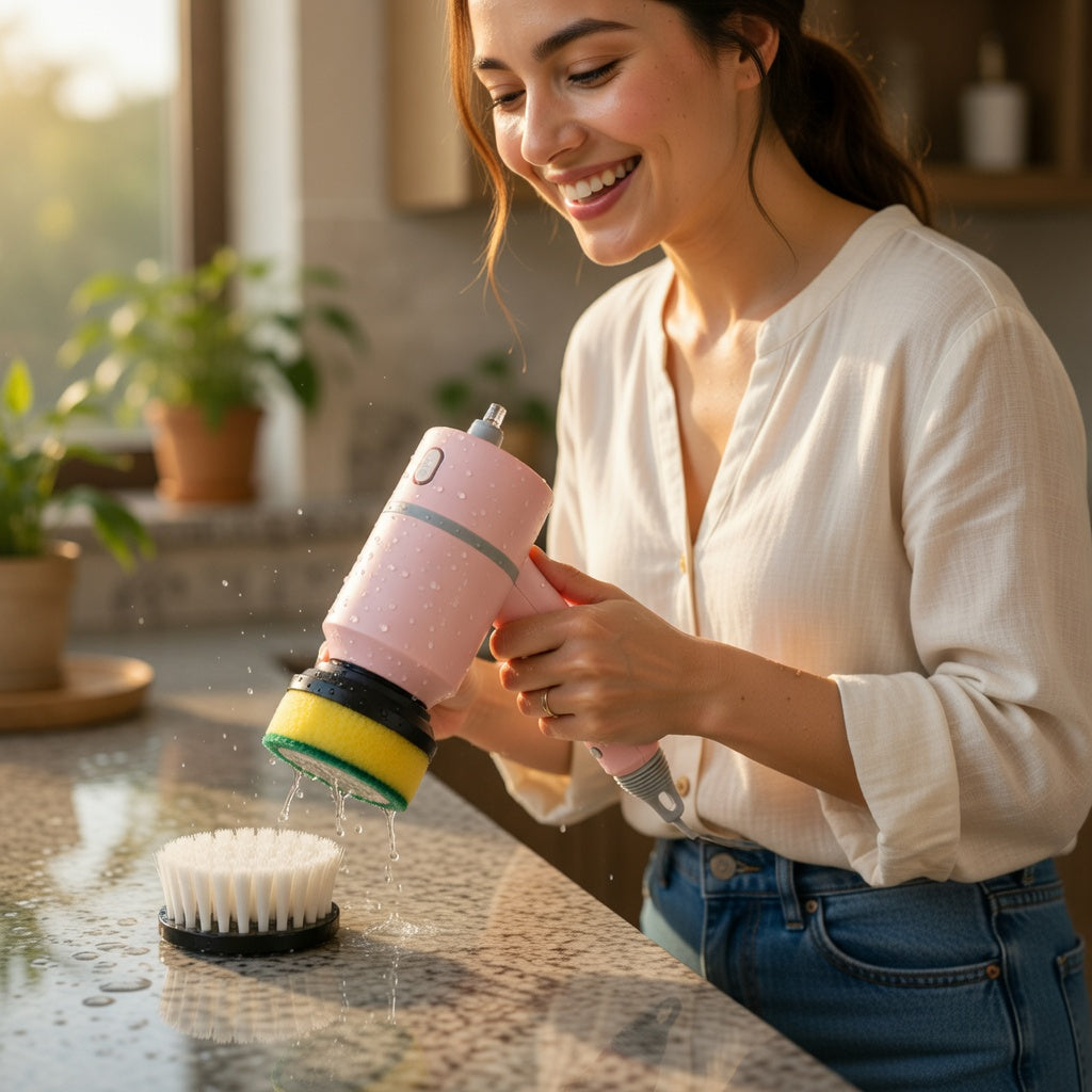 Electric Cleaning Brush for Grout & Tile